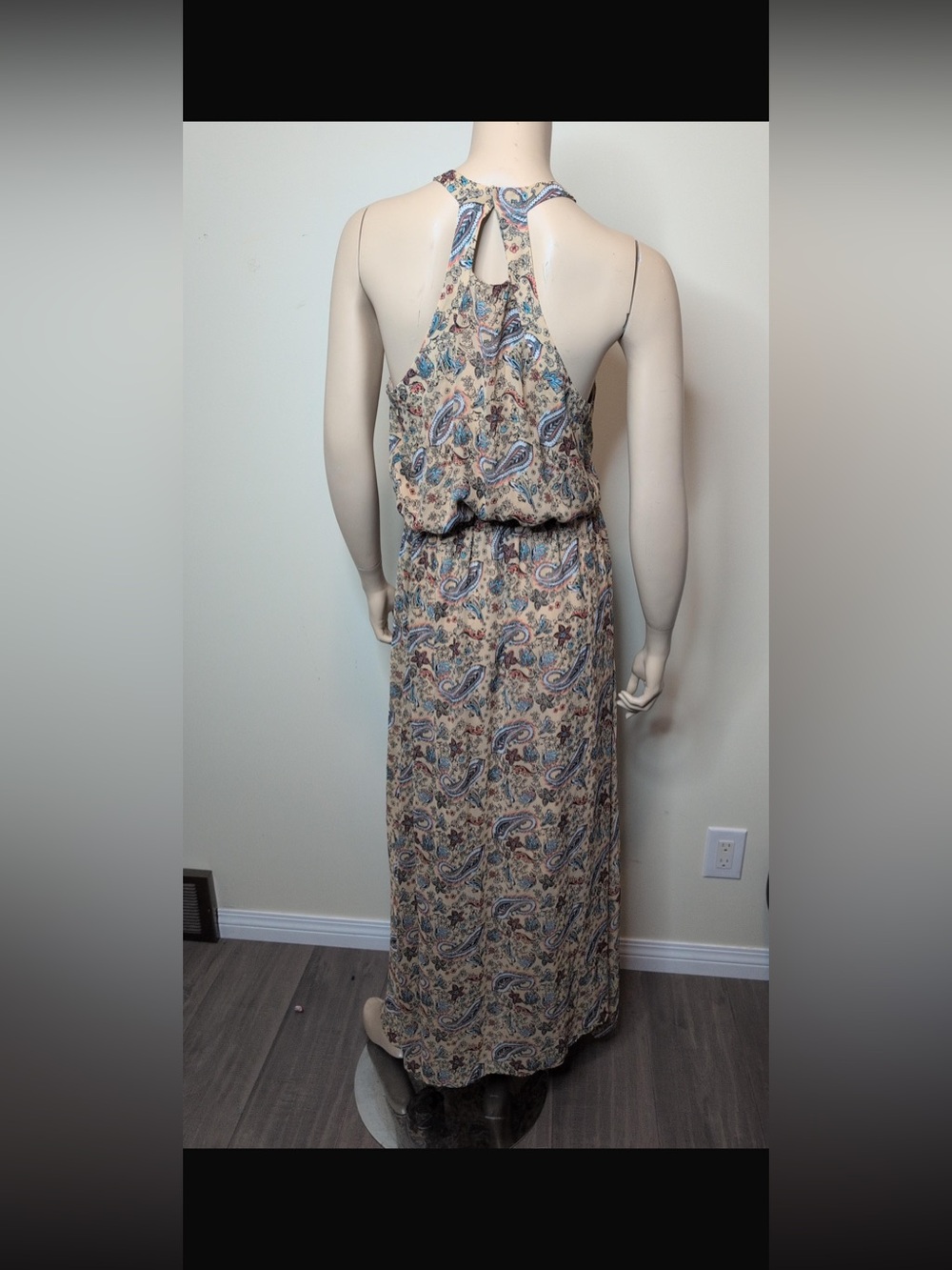 Splash Paisley Maxi Dress – Size 10 - Picture 3 of 5